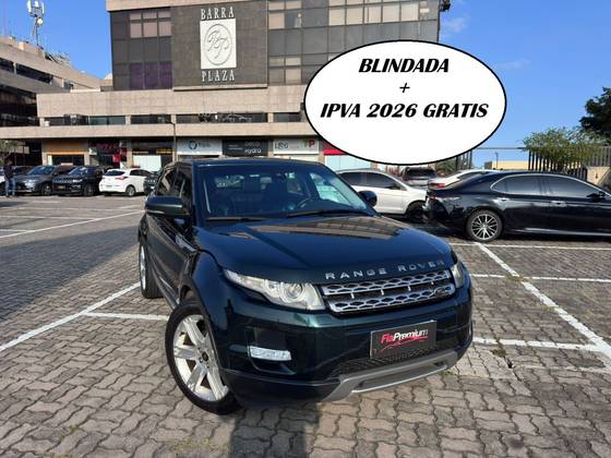 LAND ROVER RANGE ROVER EVOQUE 2.0 PRESTIGE 4WD 16V GASOLINA 4P AUTOMÁTICO